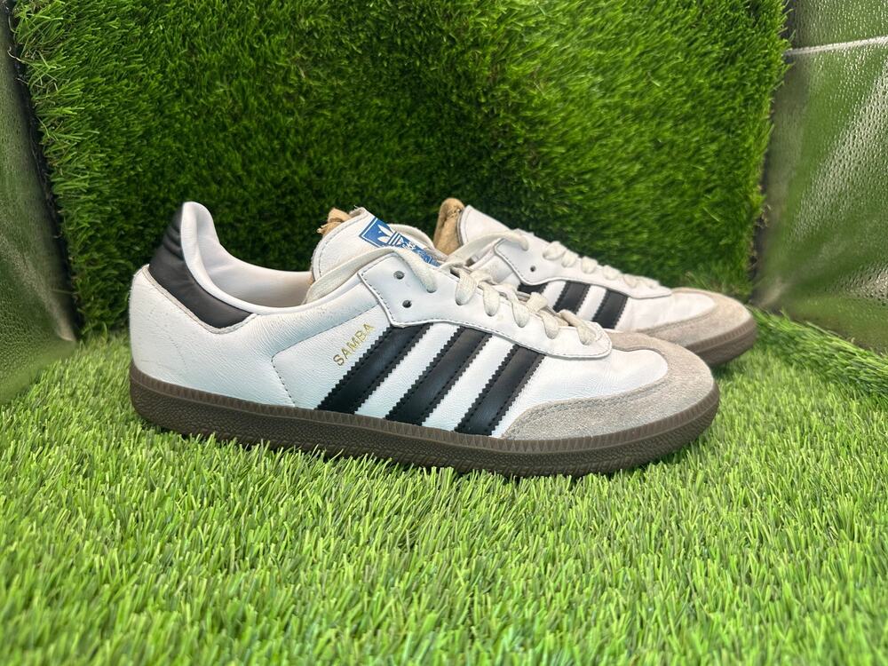 Adidas Samba OG B75806 Athletic Sneaker Men's 8.5 White Leather Training Sports